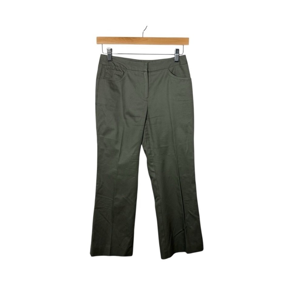 Trina Turk Women’s Classic Bootcut Trousers in Grey Size 4